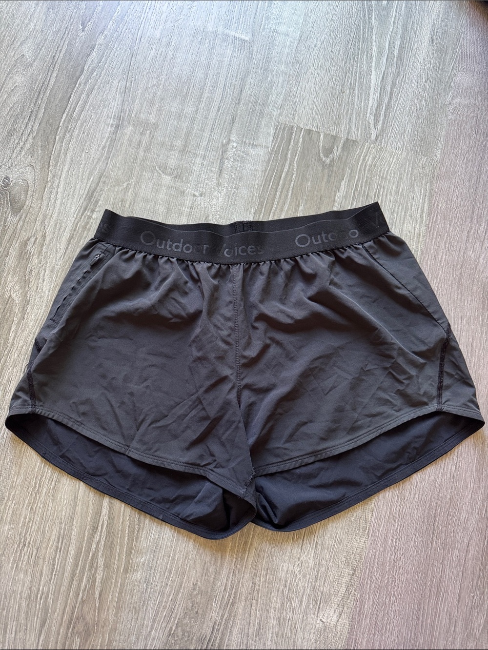 Outdoor Voices Black Women's Athletic Shorts